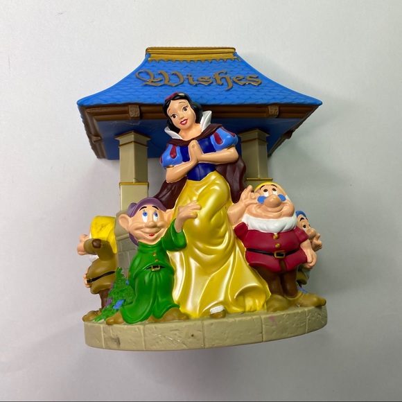 Snow White Wishing Well Plastic Disney Bank Kids - Picture 16 of 16